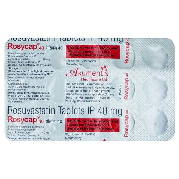 Rosycap 40 Tablet 15's
