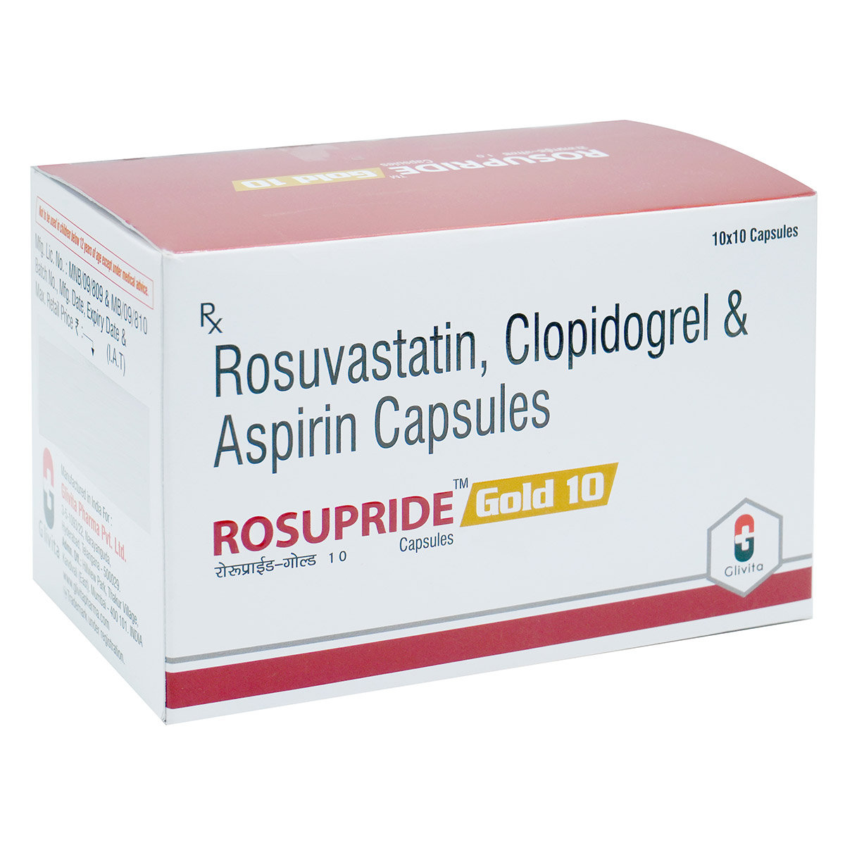 Rosupride Gold 10 Capsule 10's, Pack of 10 CAPSULES Rosupride Gold 10 Capsule 10's, Pack of 10 CAPSULES
