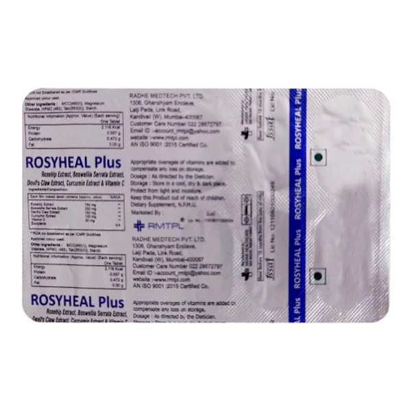 Rosyheal Plus Tablet 10's, Pack of 10