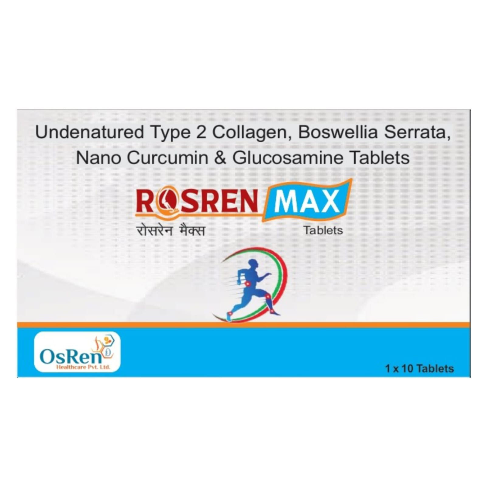 Buy Rosren Max Tablet 10's Online