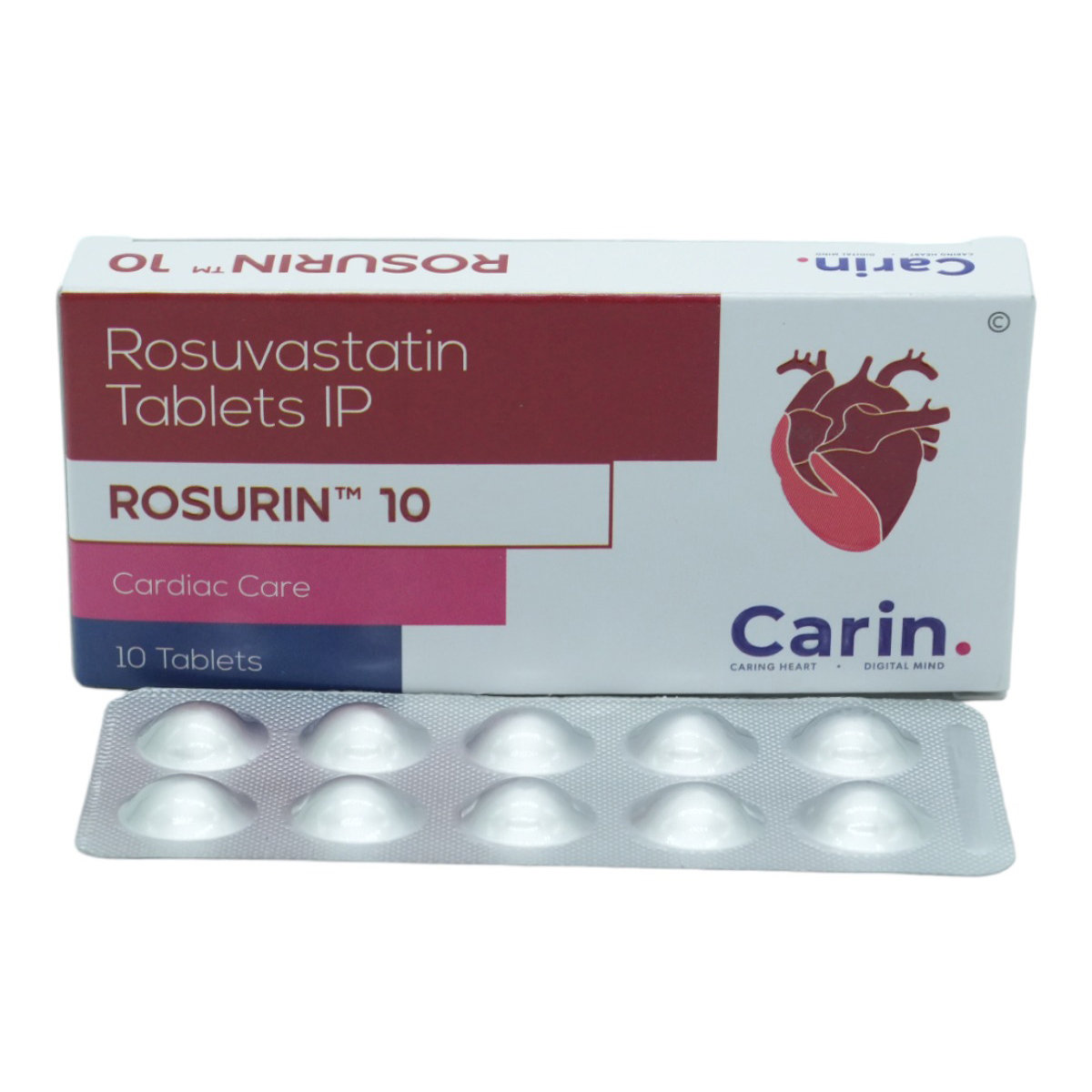 Rosurin 10 Tablet 10's, Pack of 10 TabletS Rosurin 10 Tablet 10's, Pack of 10 TabletS