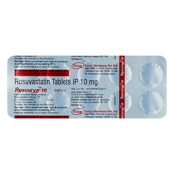 Roscuryz 10 Tablet 10's