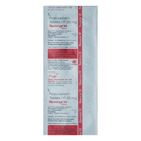 Roscuryz 20 Tablet 10's