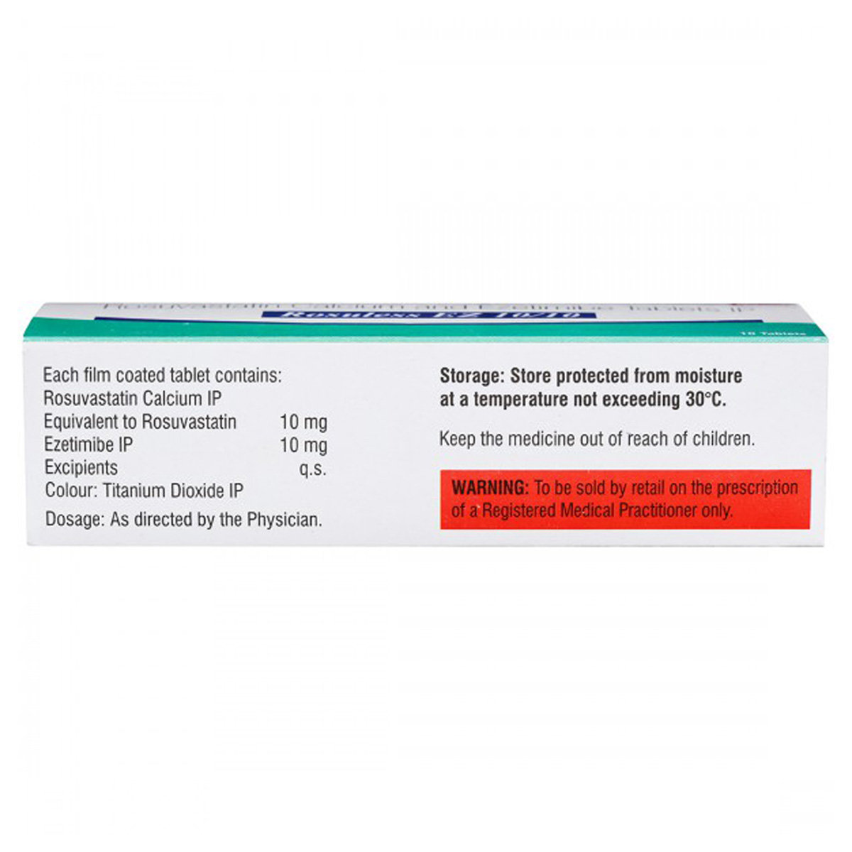 Rosuless EZ 10/10 Tablet 10's, Pack of 10 Rosuless EZ 10/10 Tablet 10's, Pack of 10