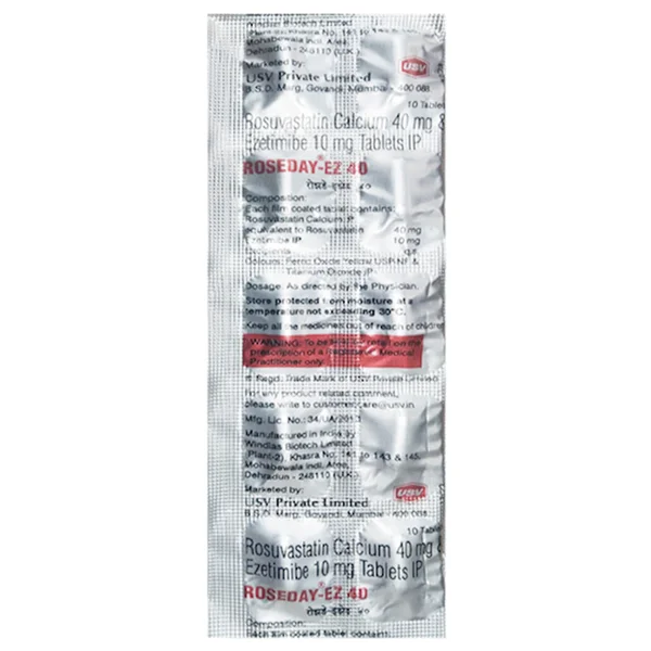 Roseday-EZ 40 Tablet 10's, Pack of 10