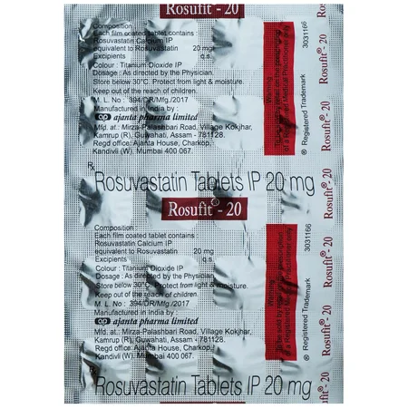 Rosufit-20 Tablet 20's