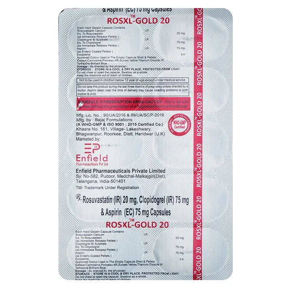 Rosxl-Gold 20 Capsule 10's