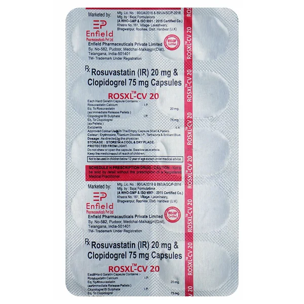 Rosxl-CV 20 Capsule 10's