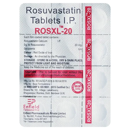 Rosxl-20 Tablet 10's