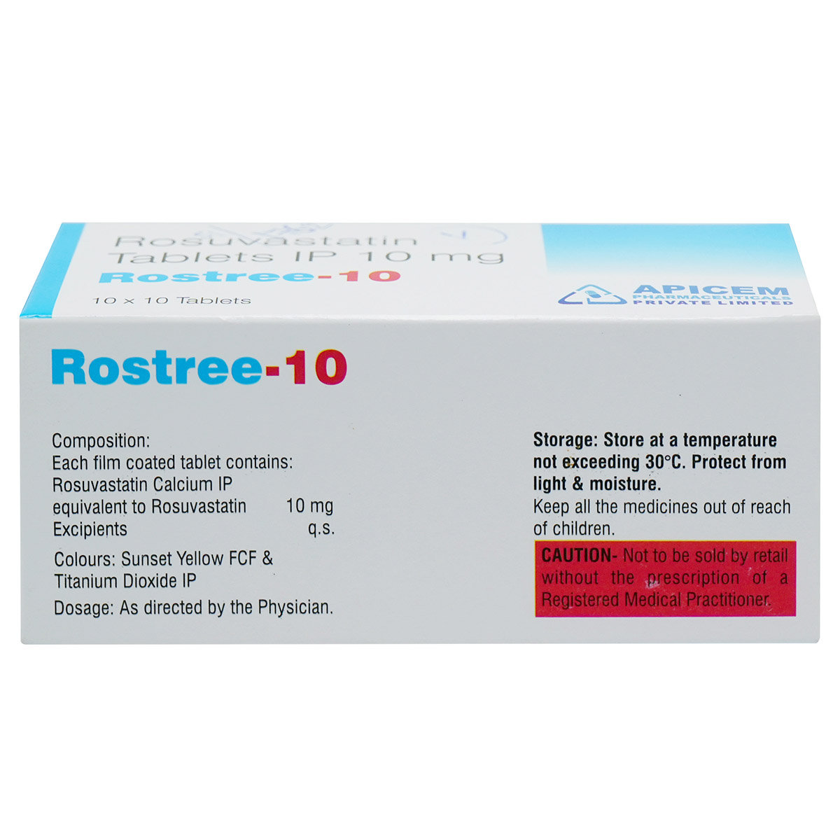 Rostree-10 Tablet 10's, Pack of 10 TabletS Rostree-10 Tablet 10's, Pack of 10 TabletS
