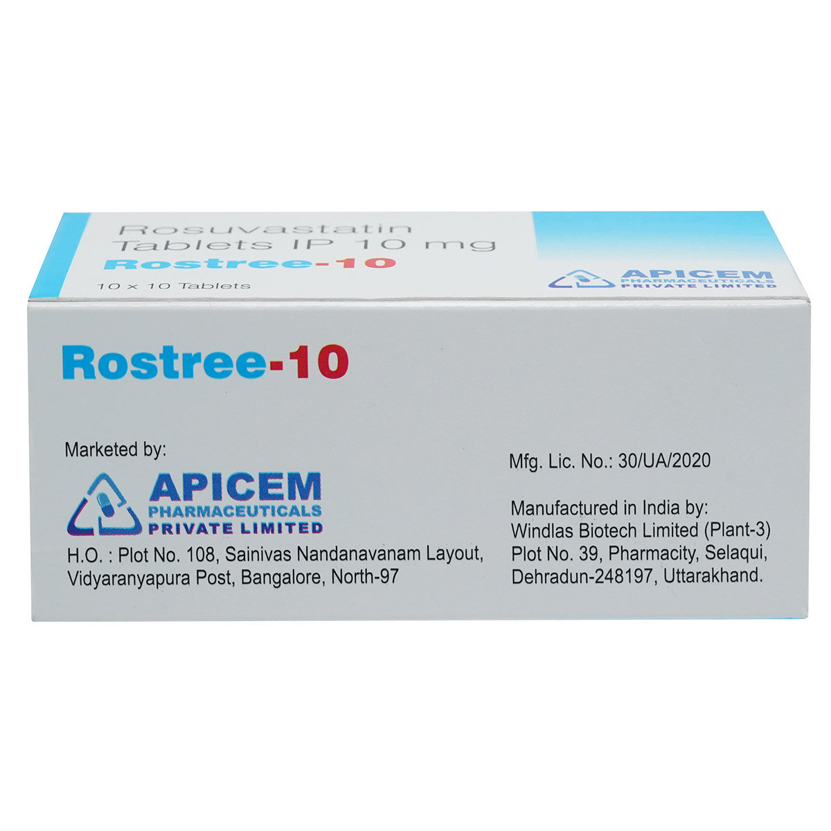 Rostree-10 Tablet 10's, Pack of 10 TabletS Rostree-10 Tablet 10's, Pack of 10 TabletS