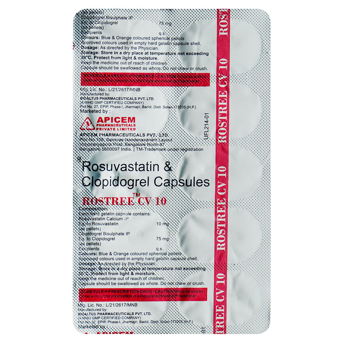 Rostree CV 10 Capsule 10's, Pack of 10 CapsuleS Rostree CV 10 Capsule 10's, Pack of 10 CapsuleS