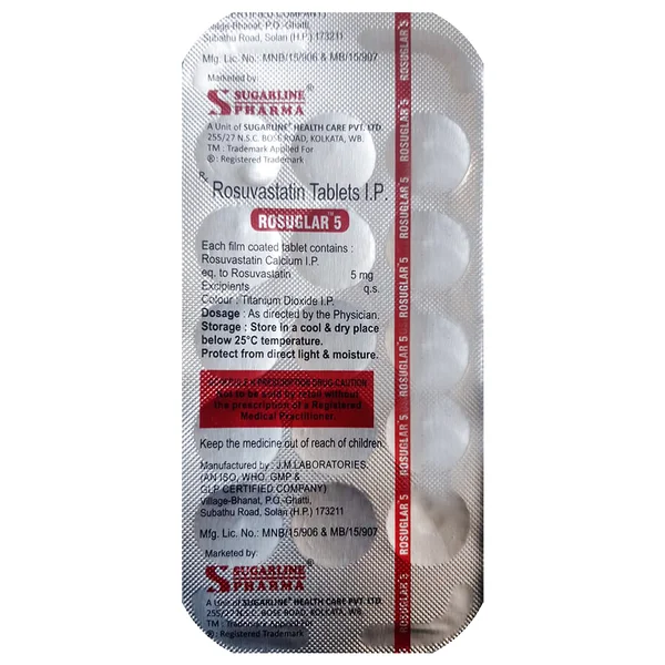 Rosuglar 5 Tablet 15's