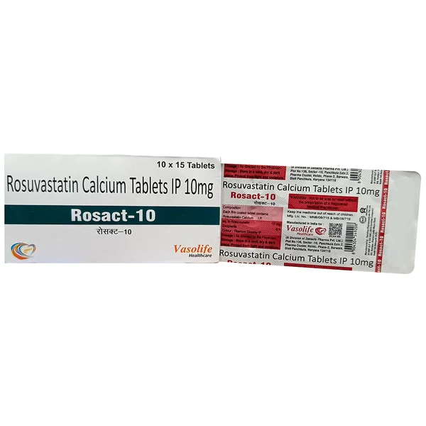 Rosact-10 Tablet 15's