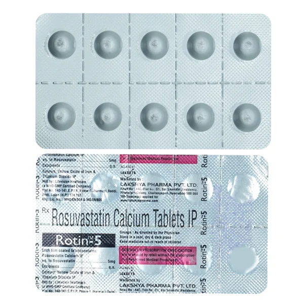 Rotin 5 Tablet 10's, Pack of 10 TabletS