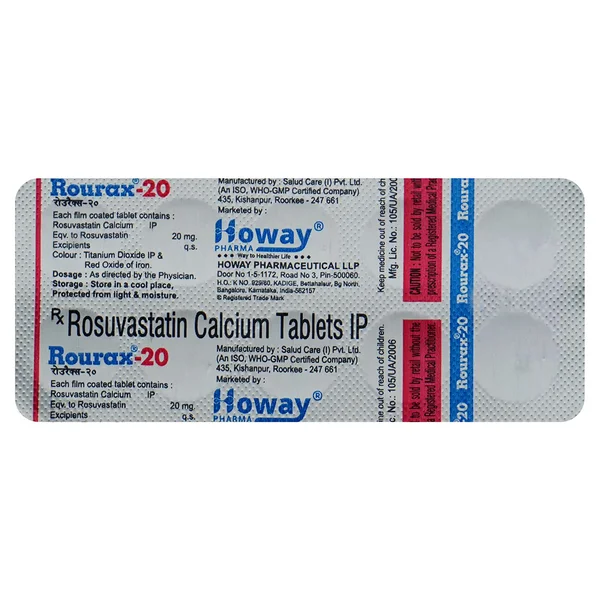 Rourax-20 mg Tablet 10's