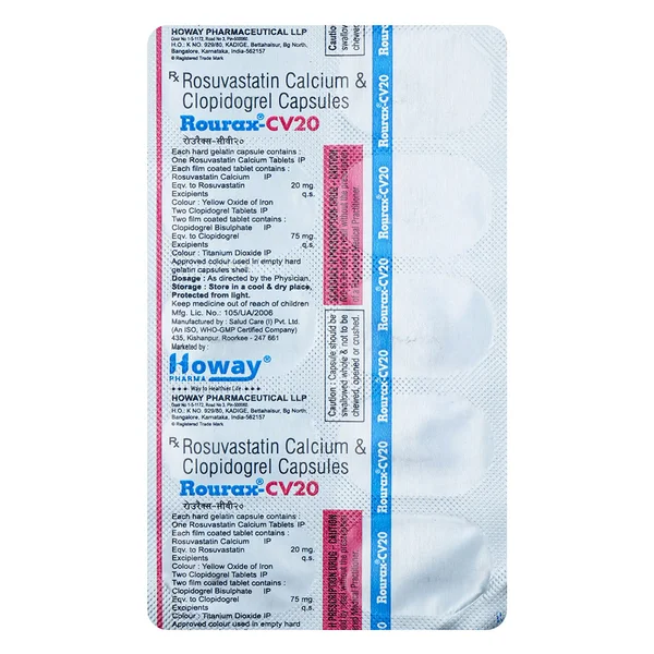 Rourax-CV 20 mg Capsule 10's, Pack of 10 CapsuleS