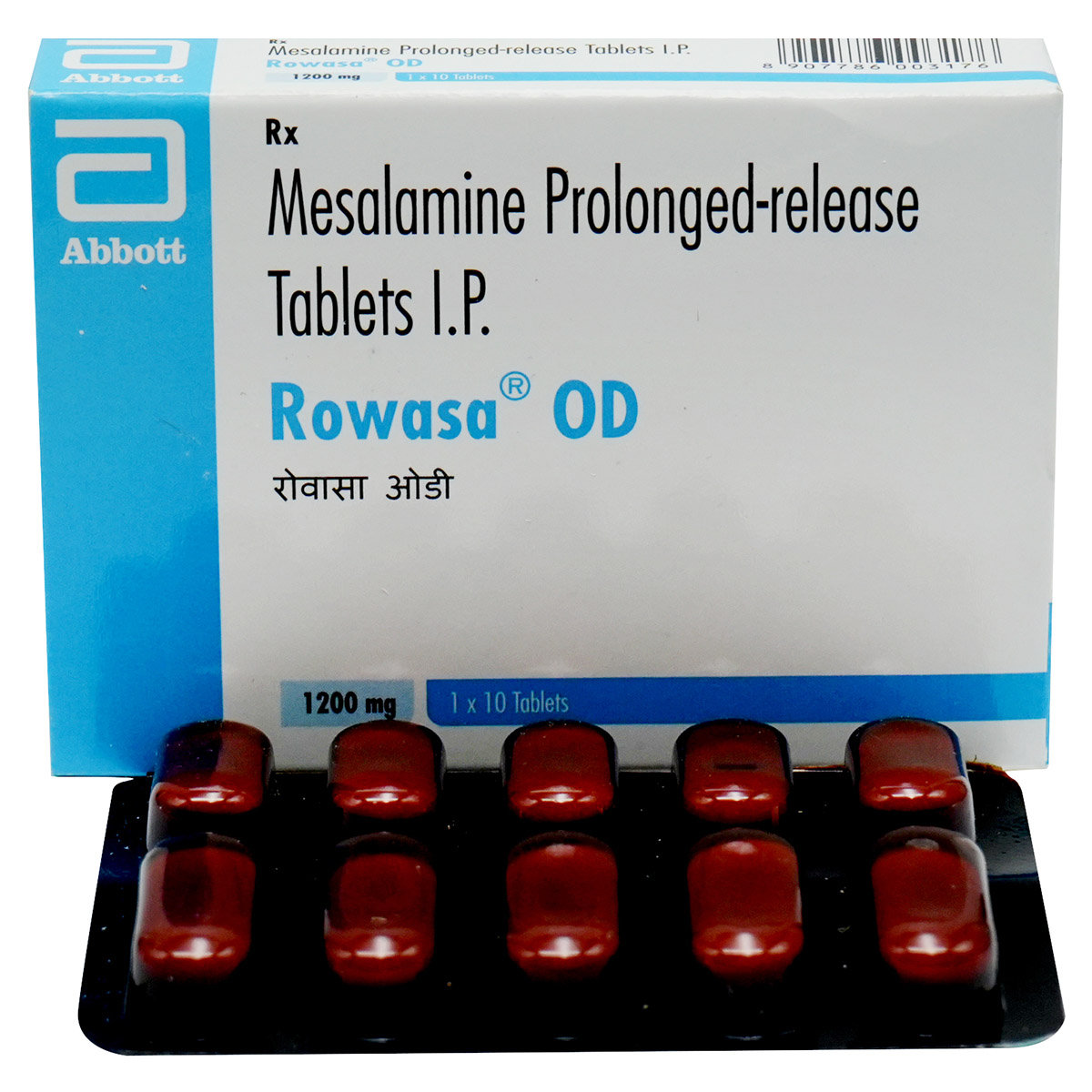 Rowasa OD 1200 Tablet 10's, Pack of 10 TabletS Rowasa OD 1200 Tablet 10's, Pack of 10 TabletS