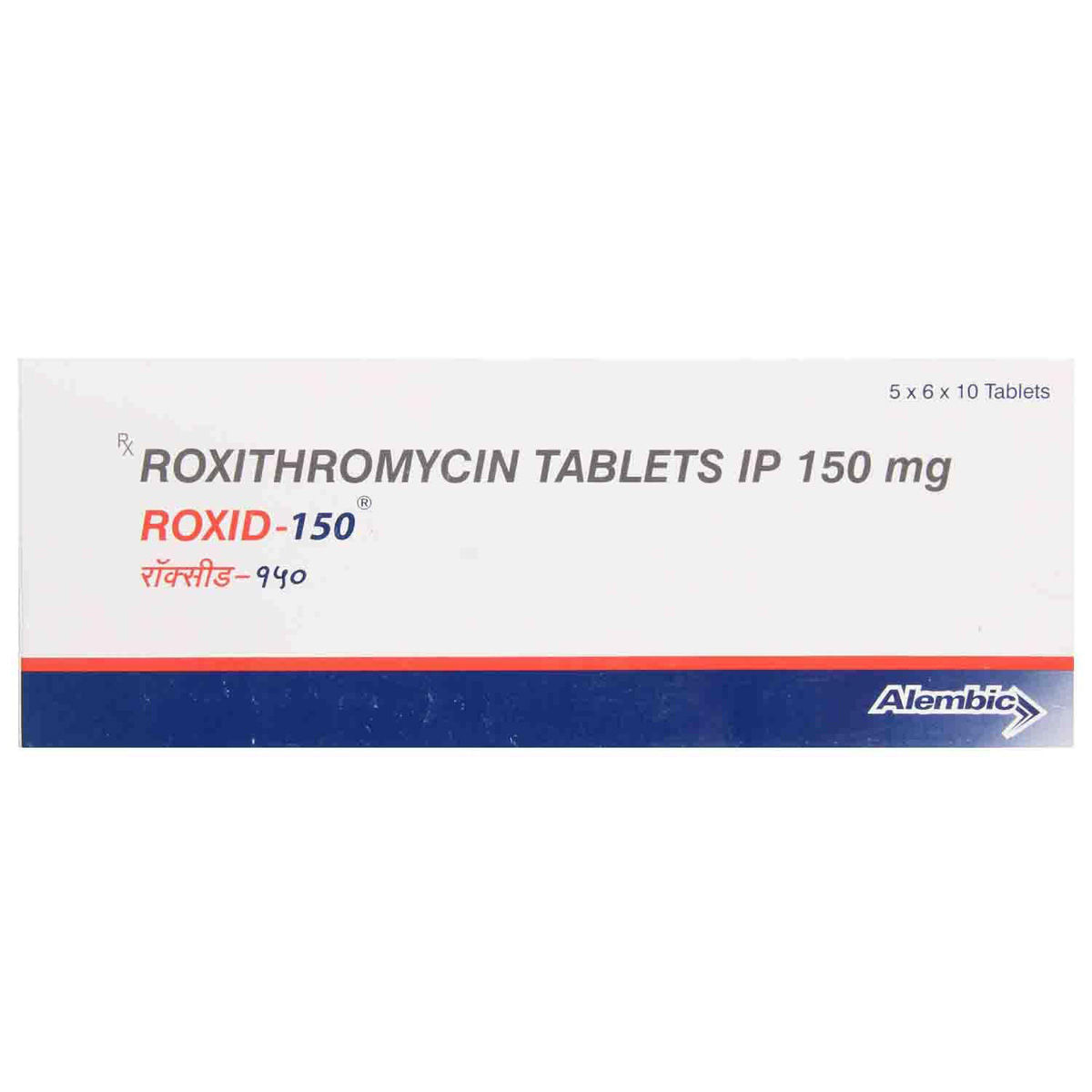 Buy Roxid-150 Tablet 10's Online