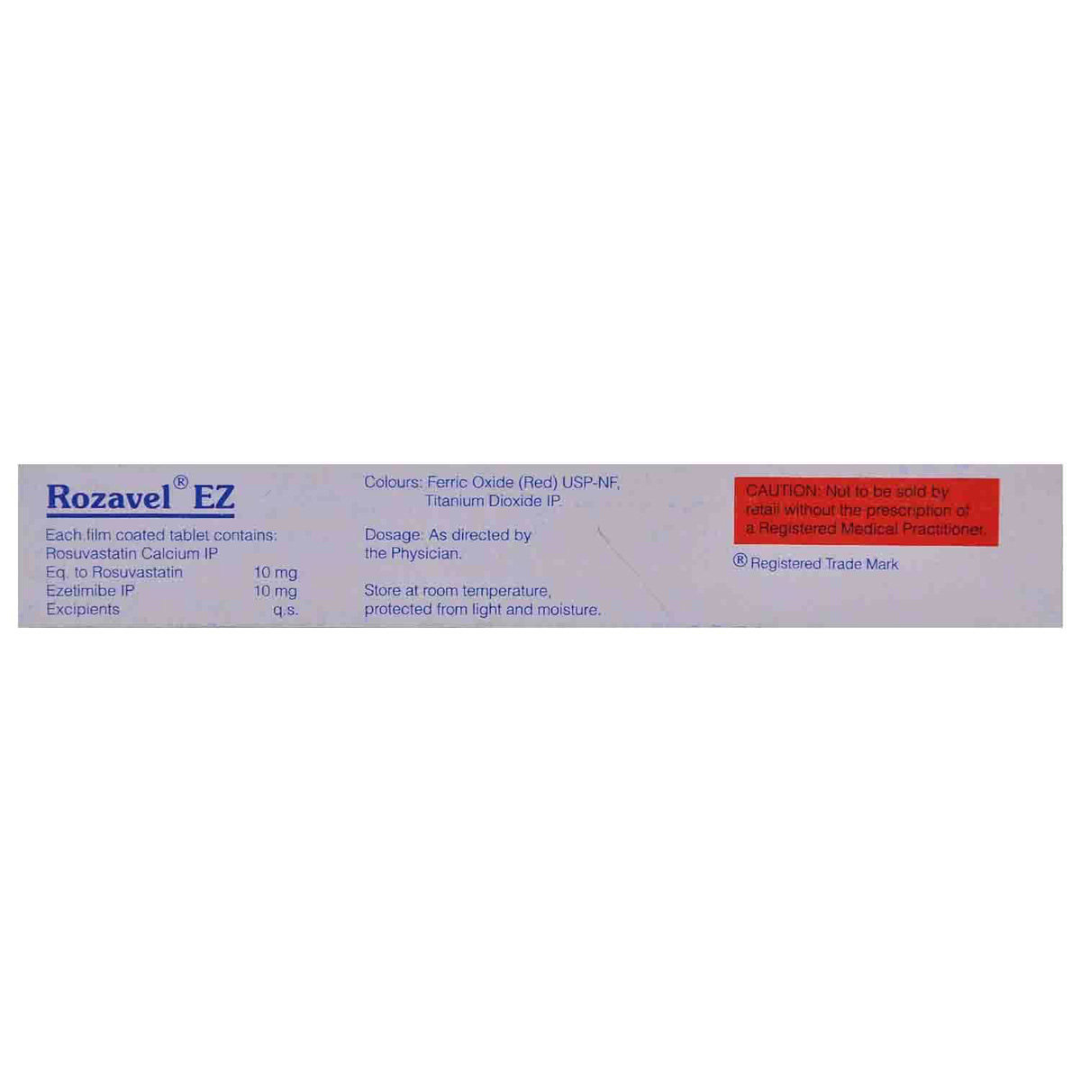 Rozavel EZ Tablet 10's, Pack of 10 Rozavel EZ Tablet 10's, Pack of 10