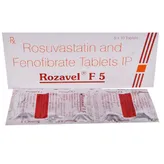 Rozavel F 5 Tablet 10's, Pack of 10 TABLETS