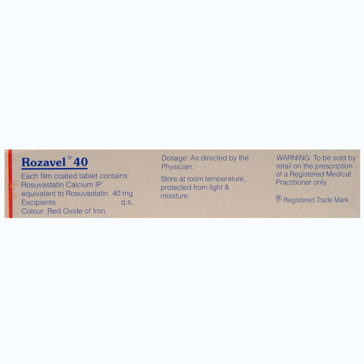 Rozavel 40 Tablet 10's, Pack of 10 TABLETS Rozavel 40 Tablet 10's, Pack of 10 TABLETS