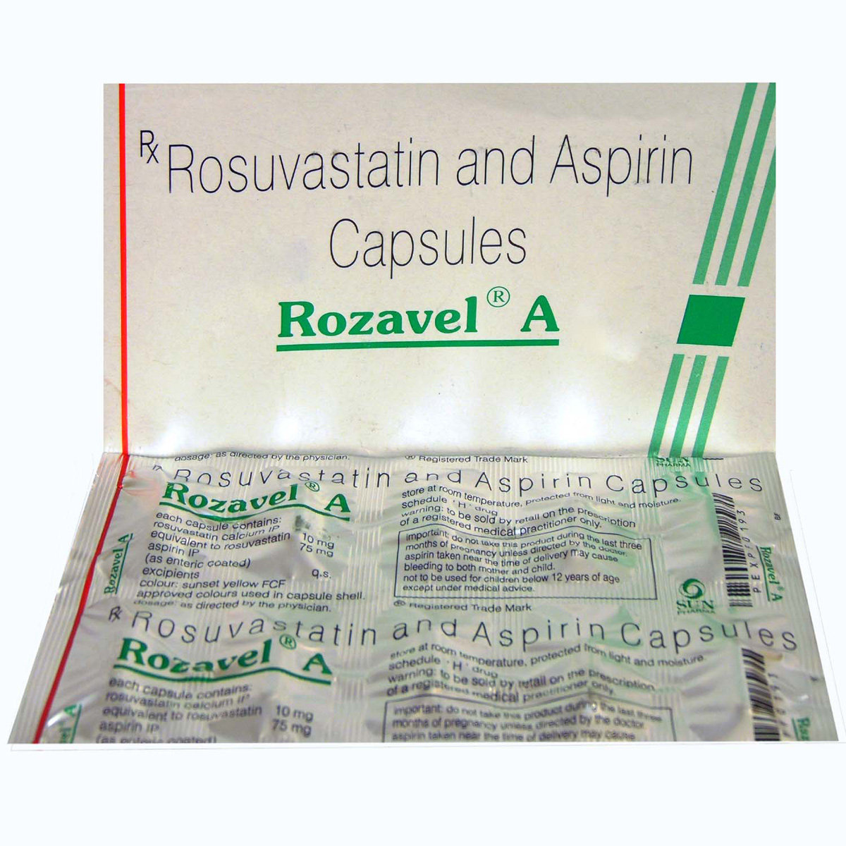 Rozavel A Capsule 10's, Pack of 10 Rozavel A Capsule 10's, Pack of 10