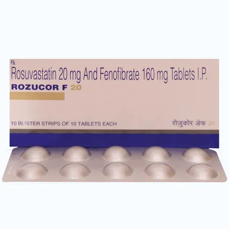 Rozucor F 20 Tablet 10's