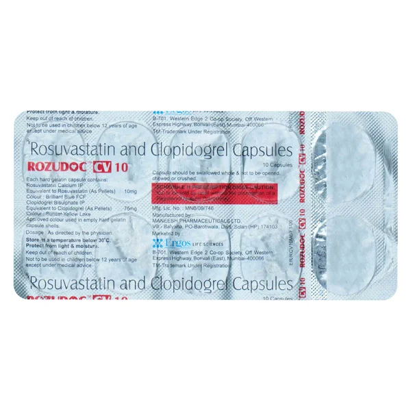 Rozudoc Cv 10mg Capsule 10's