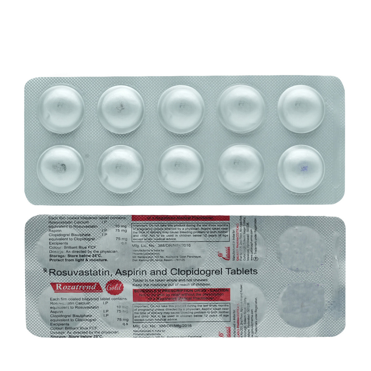 Rozatrend Gold Tablet 10's, Pack of 10 TABLETS Rozatrend Gold Tablet 10's, Pack of 10 TABLETS