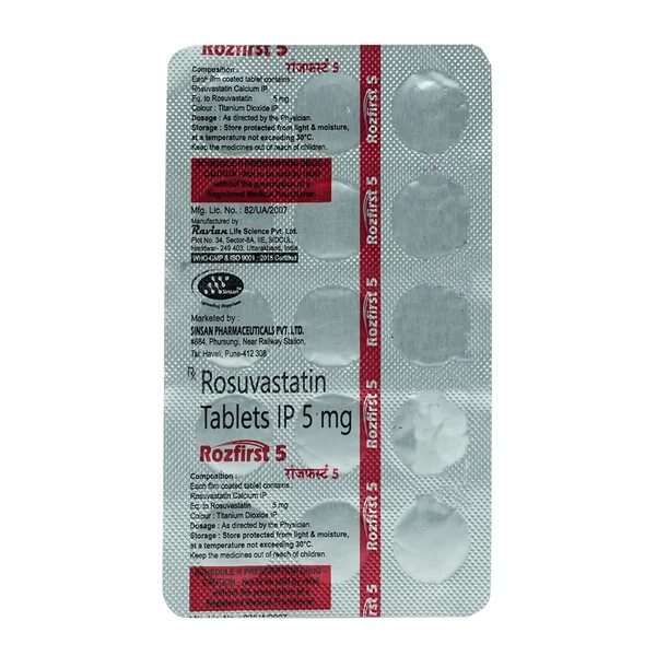 Rozfirst 5 mg Tablet 15's