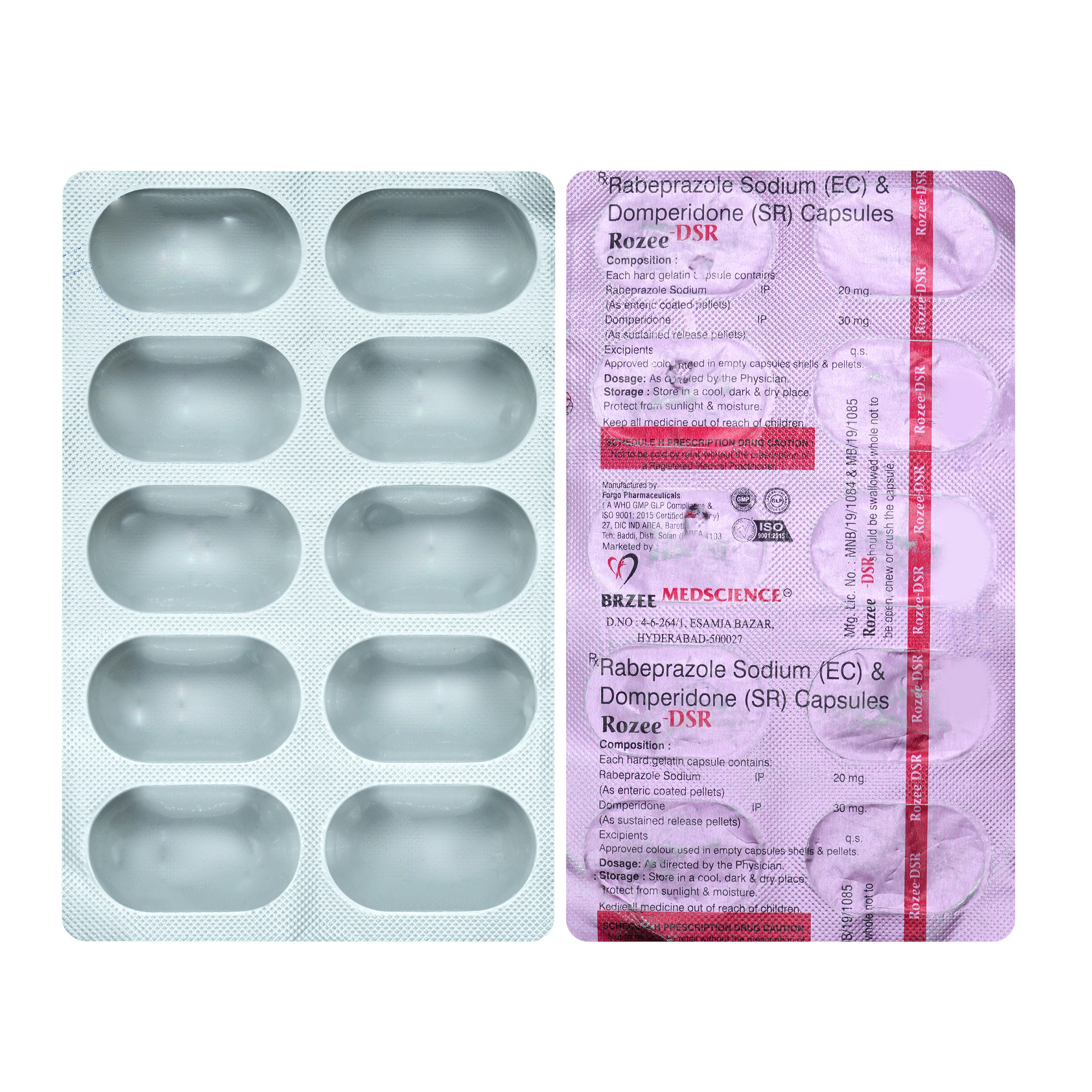 Rozee-DSR Capsule 10's, Pack of 10 Rozee-DSR Capsule 10's, Pack of 10