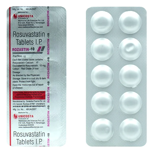 Rozastin-10 Tablet 10's