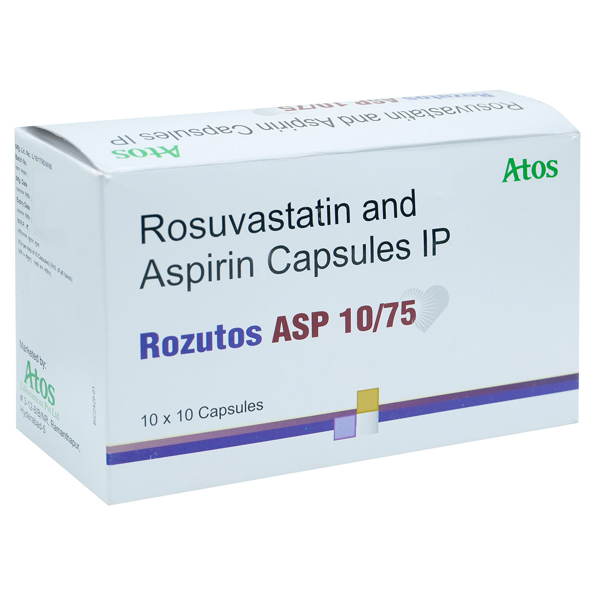 Rozutos ASP 10/75 Capsule 10's, Pack of 10 CapsuleS Rozutos ASP 10/75 Capsule 10's, Pack of 10 CapsuleS