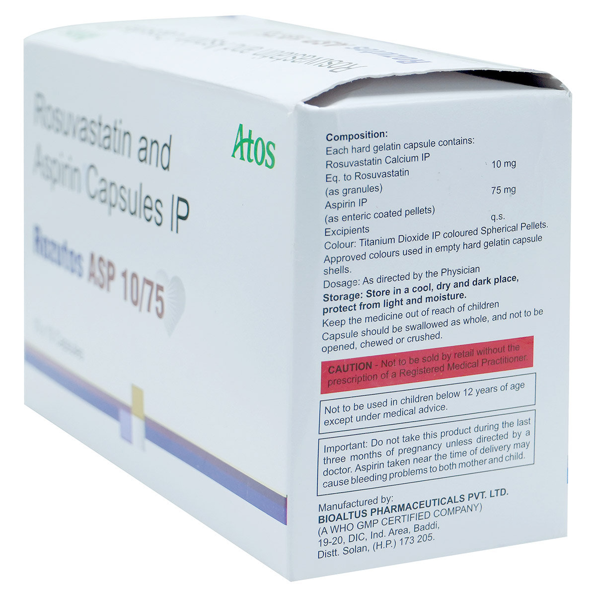 Rozutos ASP 10/75 Capsule 10's, Pack of 10 CapsuleS Rozutos ASP 10/75 Capsule 10's, Pack of 10 CapsuleS