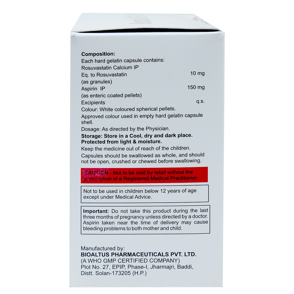 Rozutos Asp 10/150 Capsule 10's, Pack of 10 CapsuleS Rozutos Asp 10/150 Capsule 10's, Pack of 10 CapsuleS