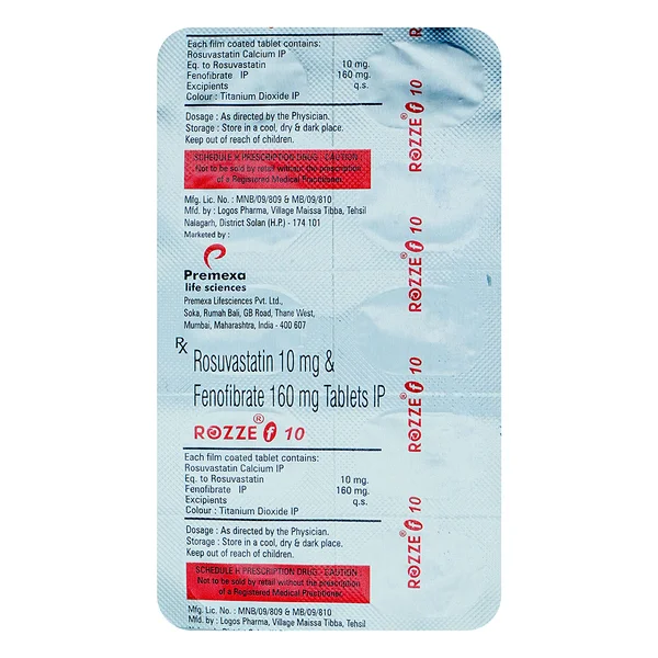 Rozze F 10 Tablet 10's, Pack of 10