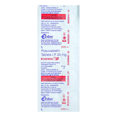 Rozedoc-20 Tablet 10's