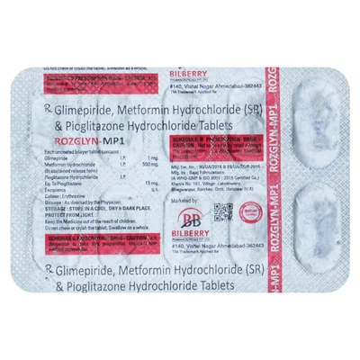 Rozglyn-MP1 Tablet 10's, Pack of 10 TabletS