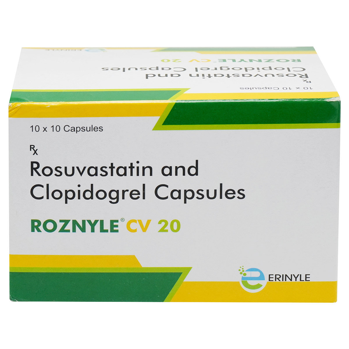 Roznyle CV 20 Tablet 10's, Pack of 10 TabletS Roznyle CV 20 Tablet 10's, Pack of 10 TabletS