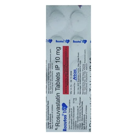 Rozutos 10 mg Tablet 10's