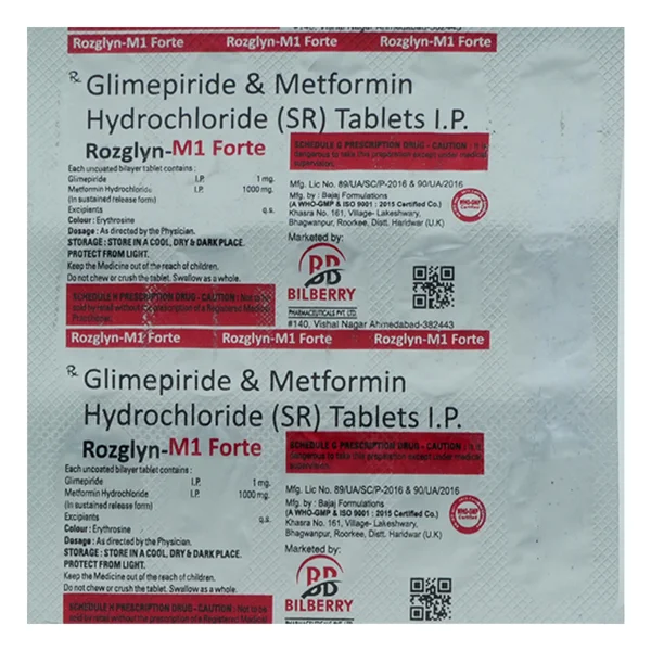 Rozglyn-M1 Forte Tablet 15's