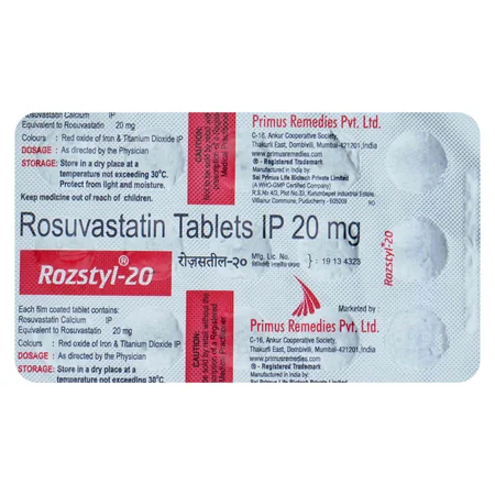 Rozstyl-20 Tablet 15's