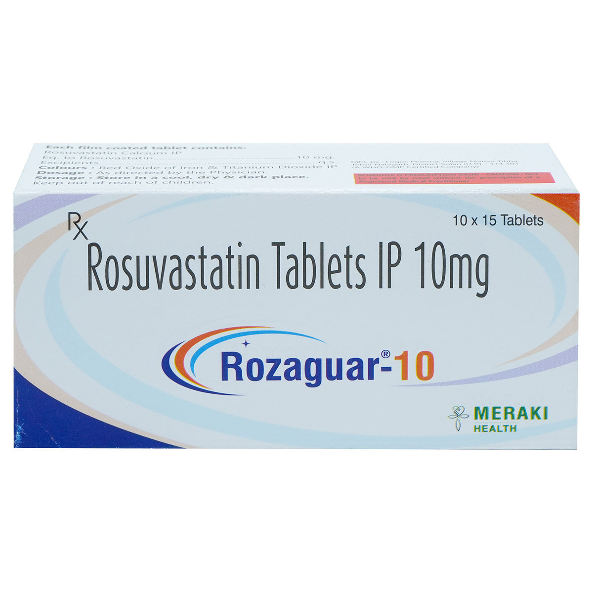 Rozaguar-10 Tablet 15's, Pack of 15 TABLETS Rozaguar-10 Tablet 15's, Pack of 15 TABLETS