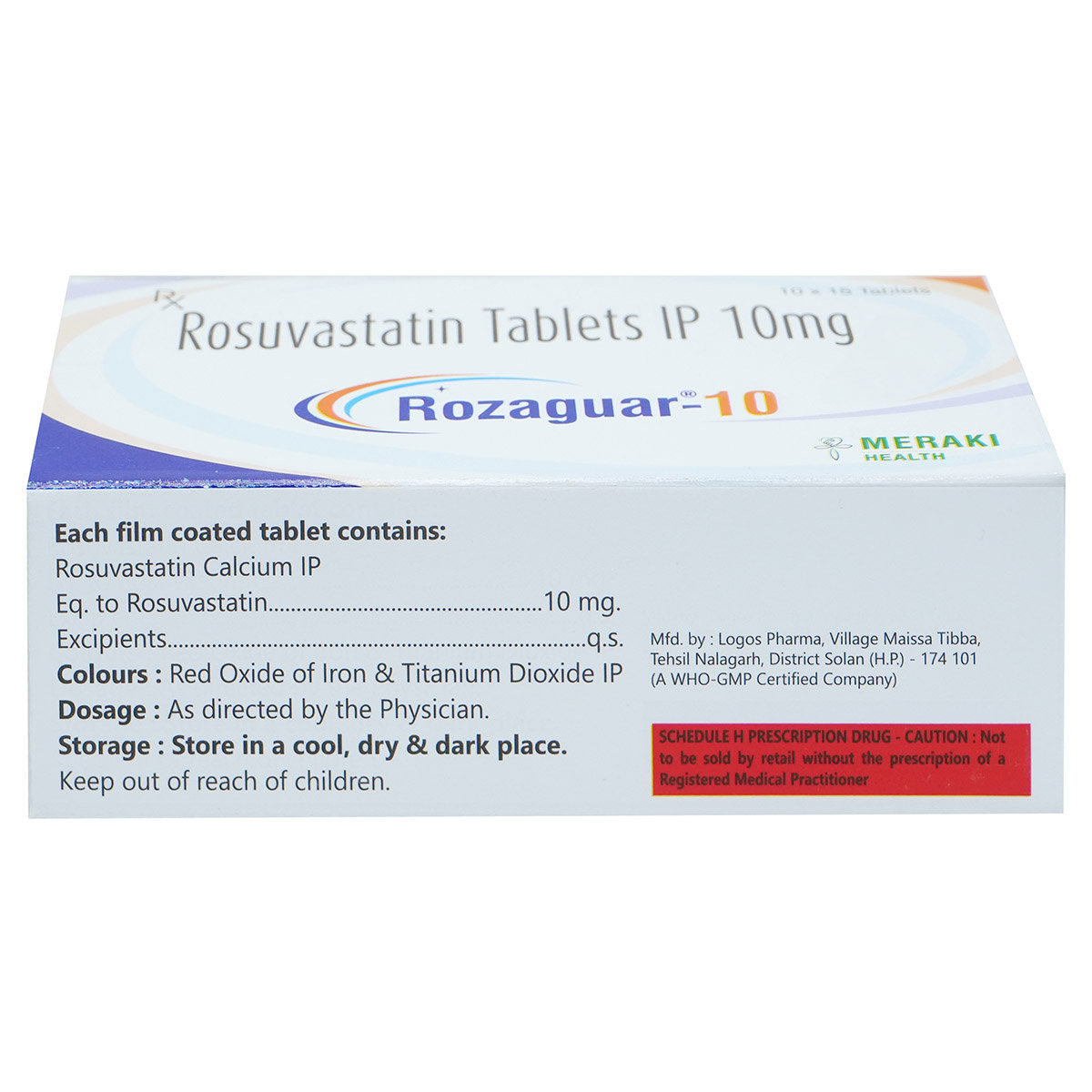 Rozaguar-10 Tablet 15's, Pack of 15 TABLETS Rozaguar-10 Tablet 15's, Pack of 15 TABLETS