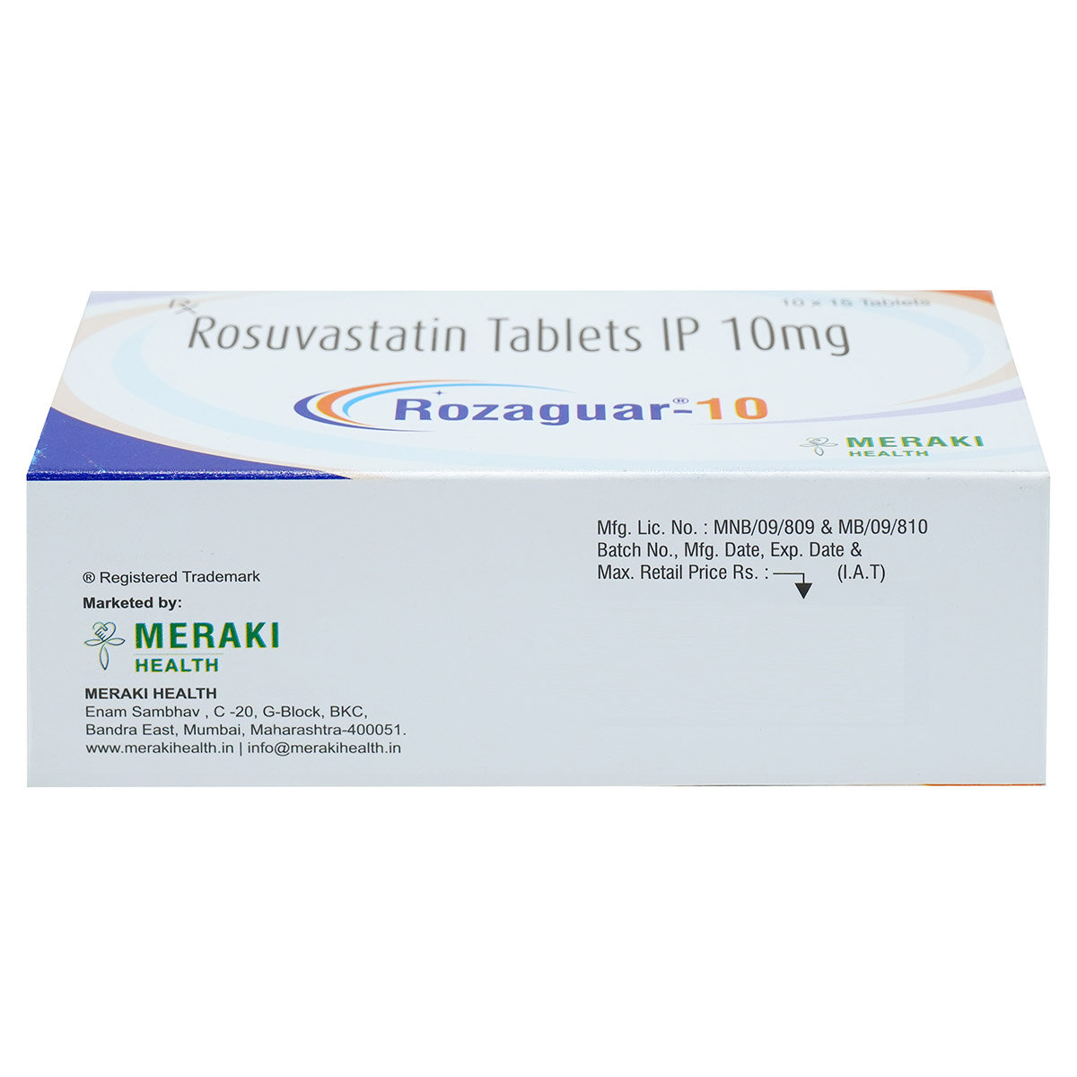 Rozaguar-10 Tablet 15's, Pack of 15 TABLETS Rozaguar-10 Tablet 15's, Pack of 15 TABLETS