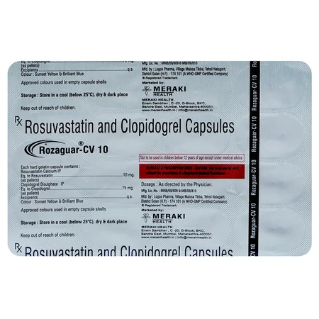 Rozaguar-CV 10 Capsule 15's