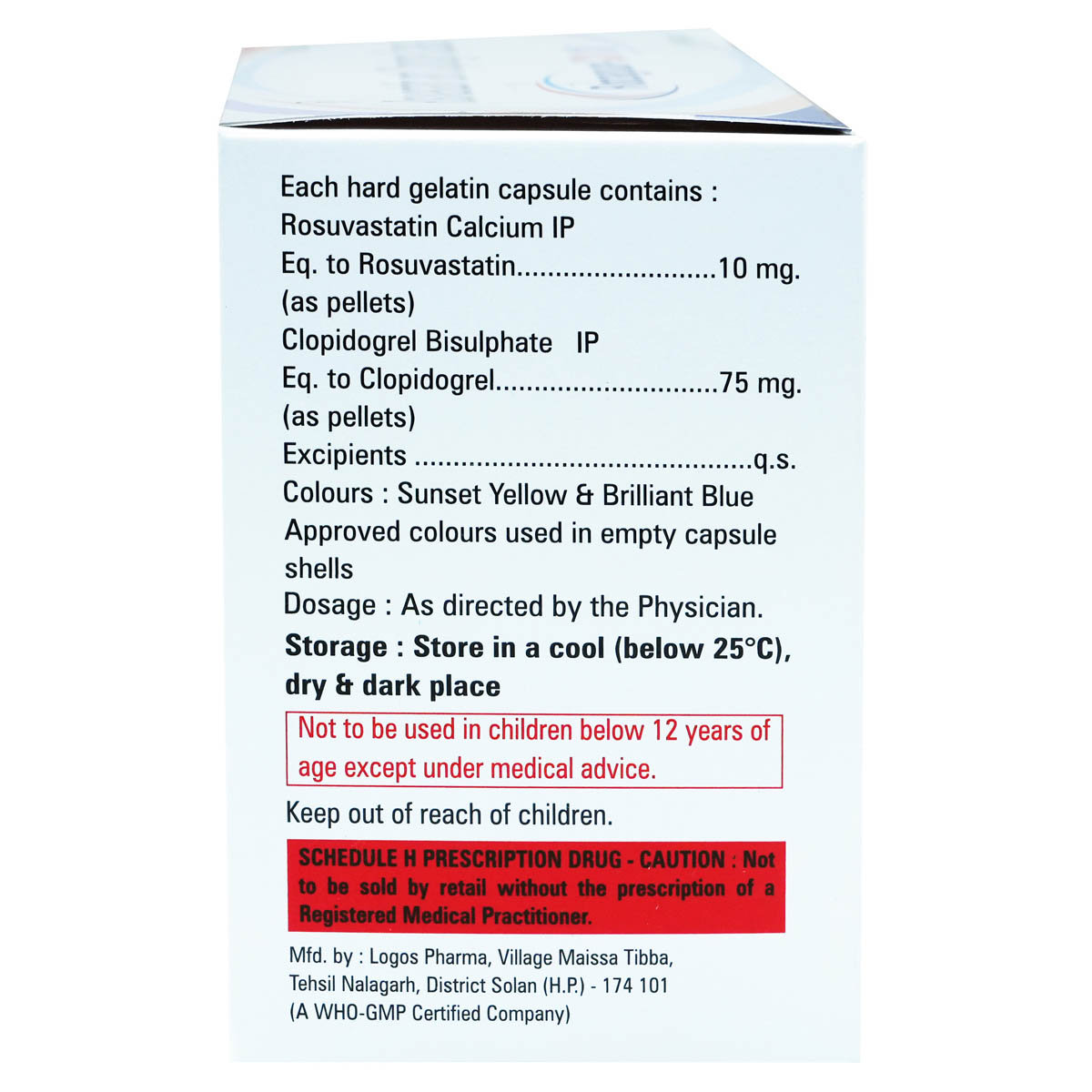 Rozaguar-CV 10 Capsule 15's, Pack of 15 CAPSULES Rozaguar-CV 10 Capsule 15's, Pack of 15 CAPSULES