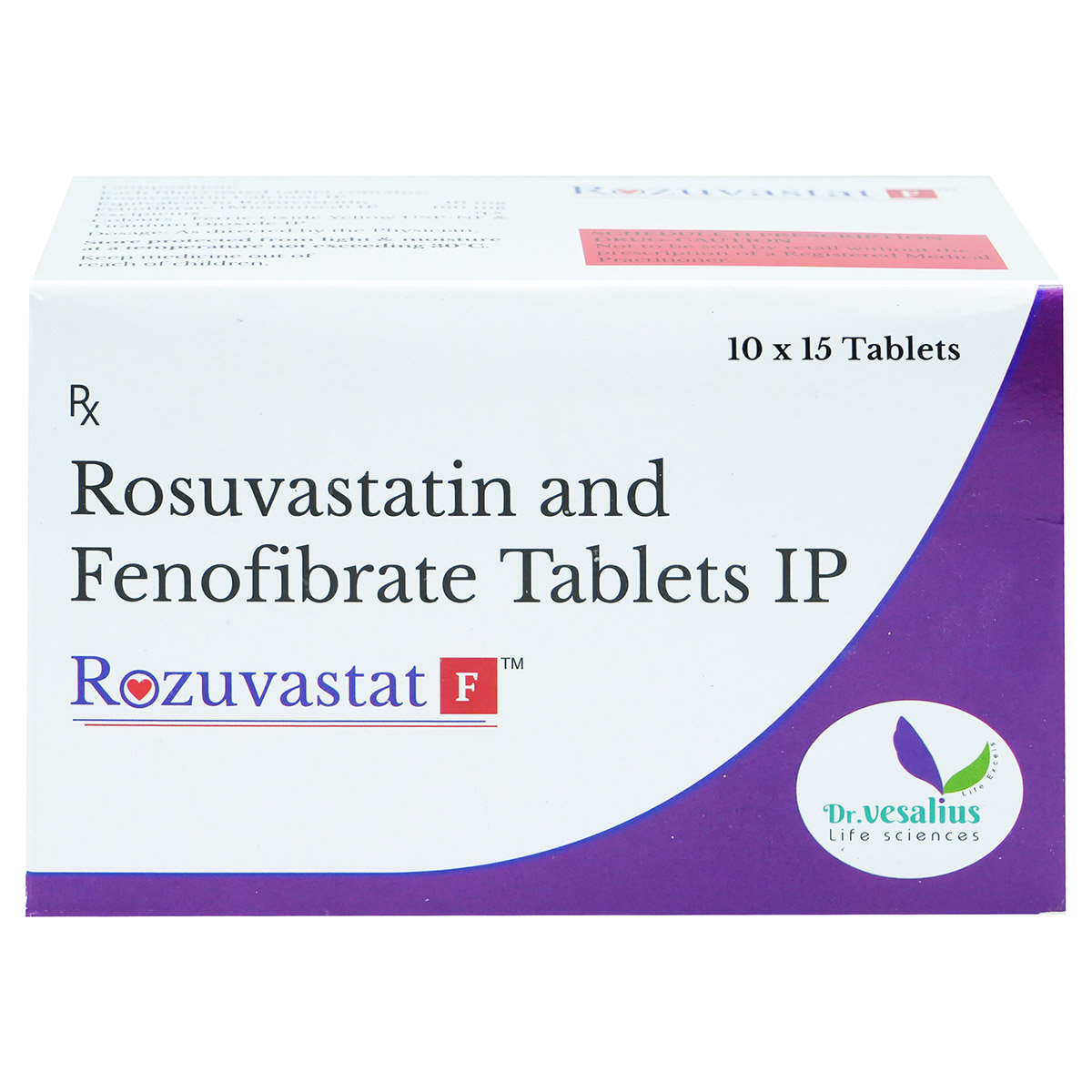 Rozuvastat F Tablet 15's, Pack of 15 Rozuvastat F Tablet 15's, Pack of 15