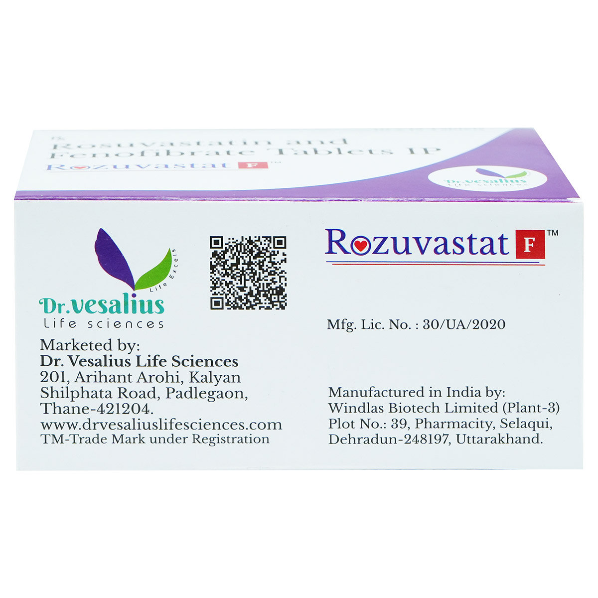 Rozuvastat F Tablet 15's, Pack of 15 Rozuvastat F Tablet 15's, Pack of 15